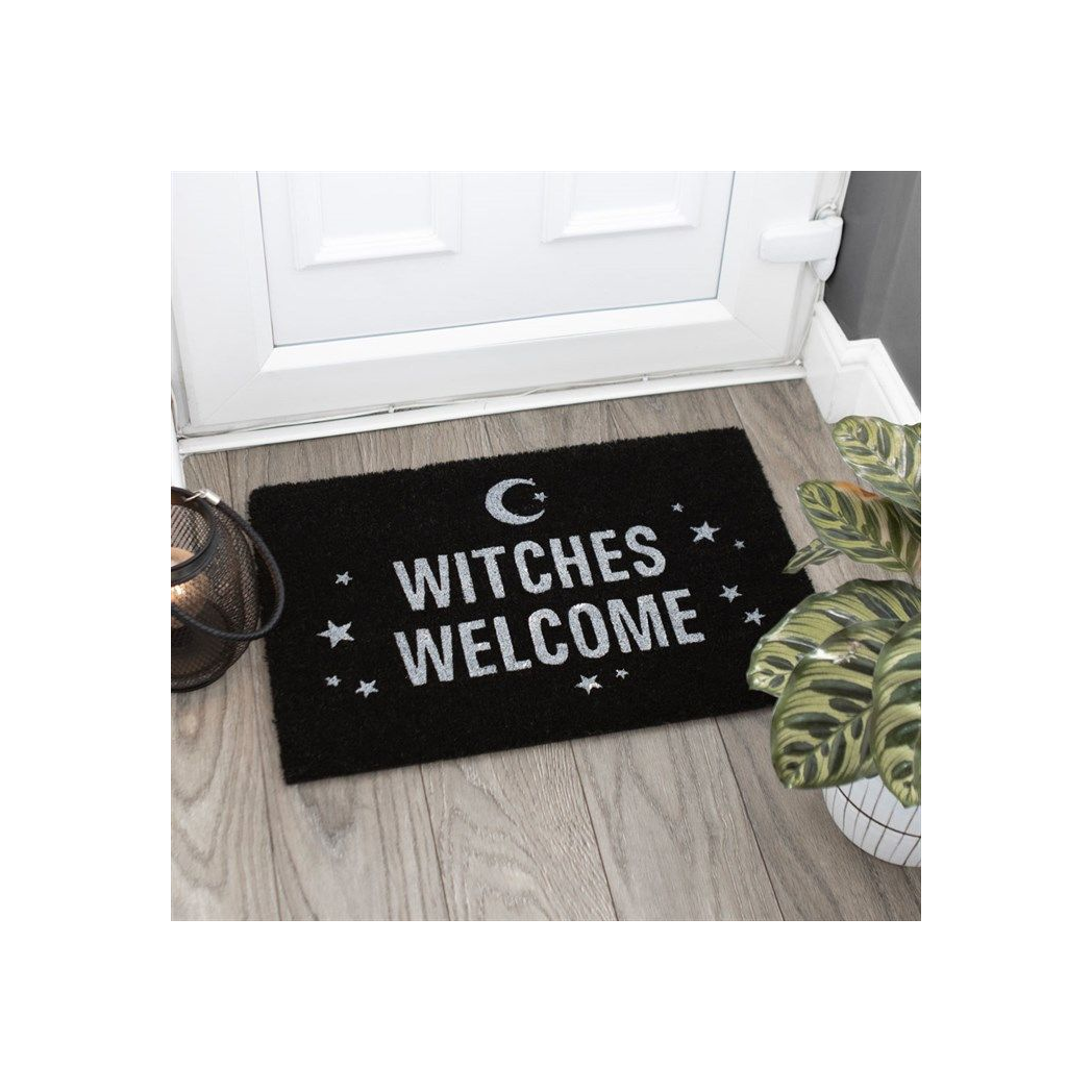 Black Witches Welcome Doormat