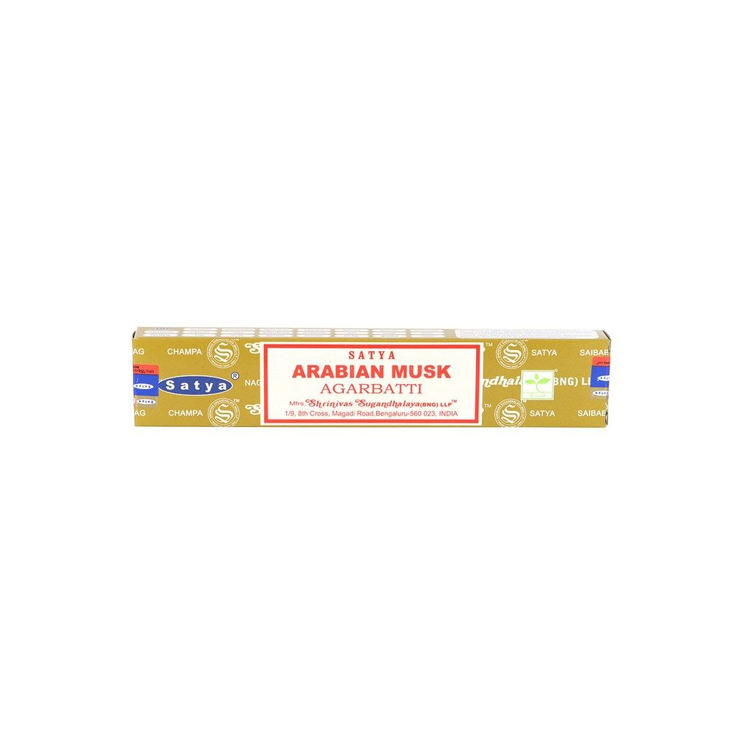 12 Packs of Arabian Musk Incense Sticks by Satya