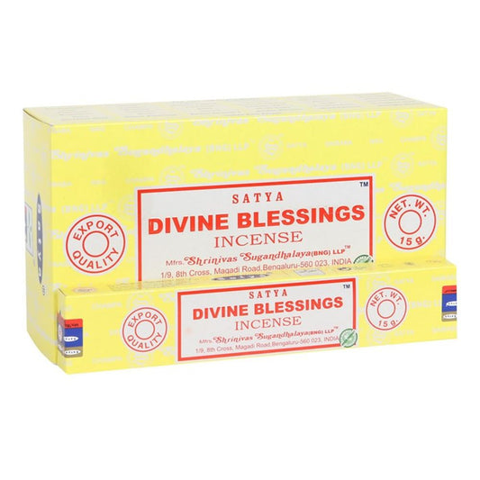 12 Packs Divine Blessings Incense Sticks by Satya