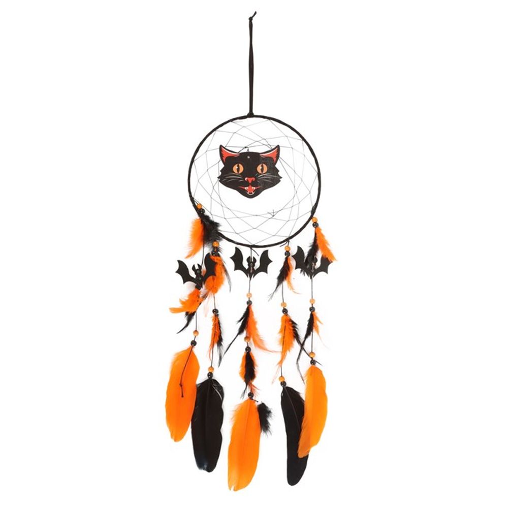 Black Cat Halloween Dreamcatcher