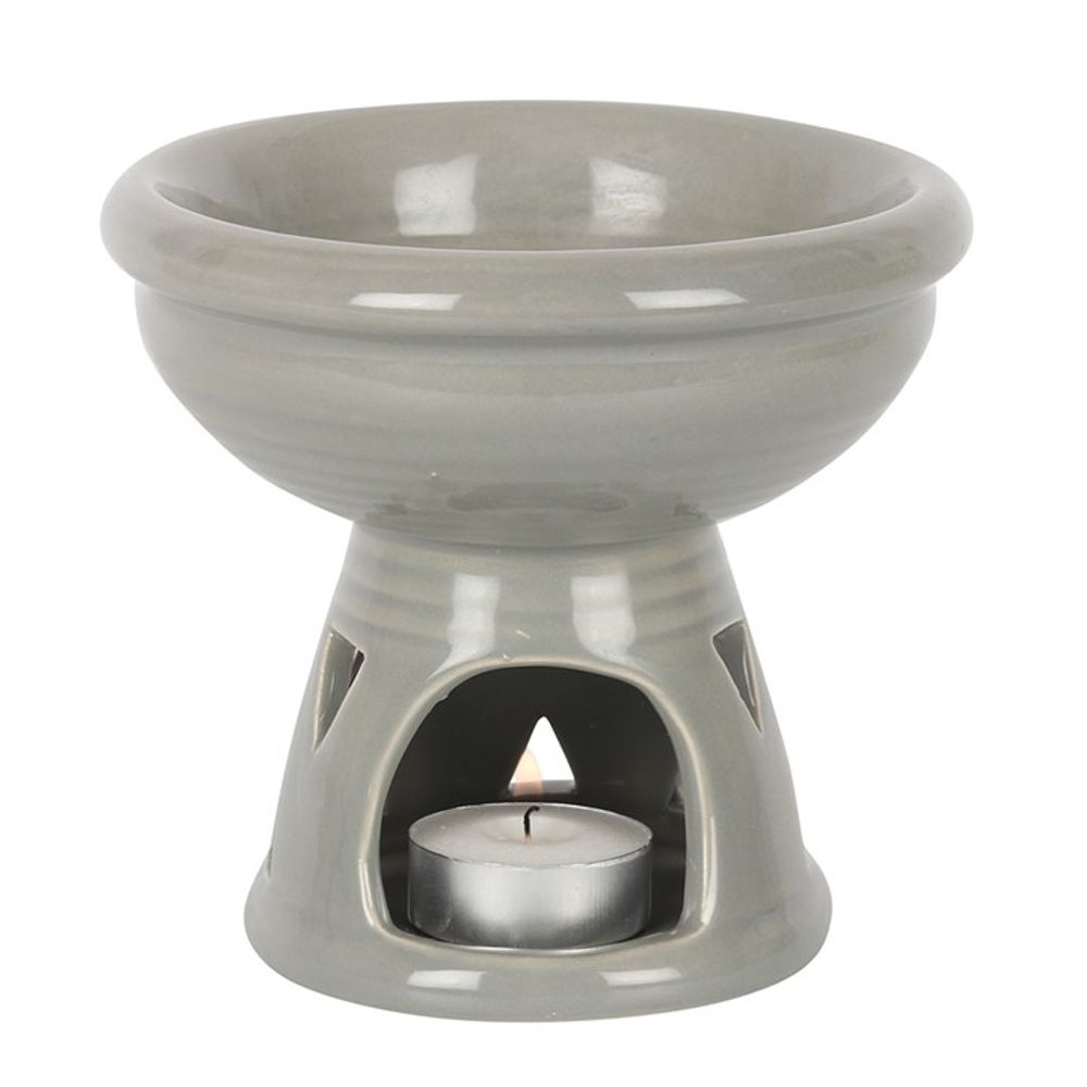 Grey Deep Bowl Oil Burner